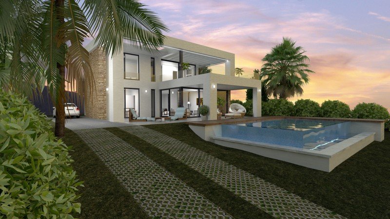 Super modern 3 bedrooms detached Villa in La Mairena